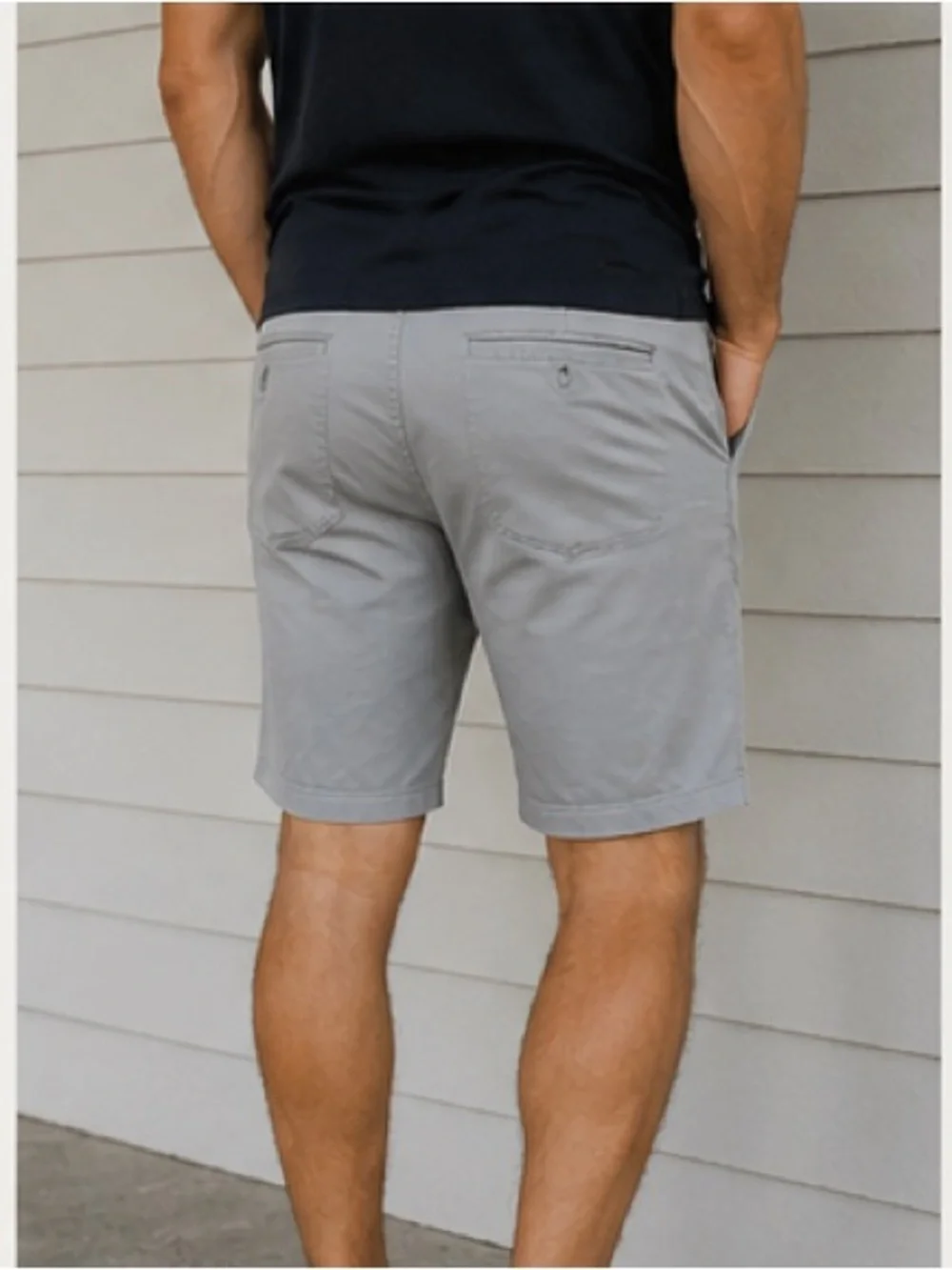 Mavi Jacob‎ Chino Shorts Men Size 40 Gray Stretch Casual Summer Classic Fit